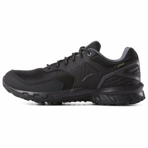 Reebok Ridgerider Trail Wanderschuhe Damen - Schwarz/Grau/Blau - DE 492-JKS